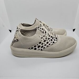 Mark Nason Shining Grayson animal print fur and mesh sneakers 8.5